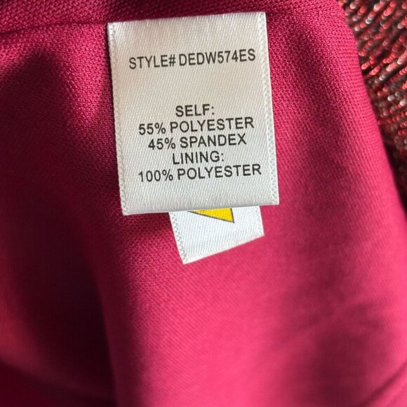 Deeelly Women Sleeve Less Maxi Towered Style Zip At The Back Dress Copper Size M - Picture 5 of 11